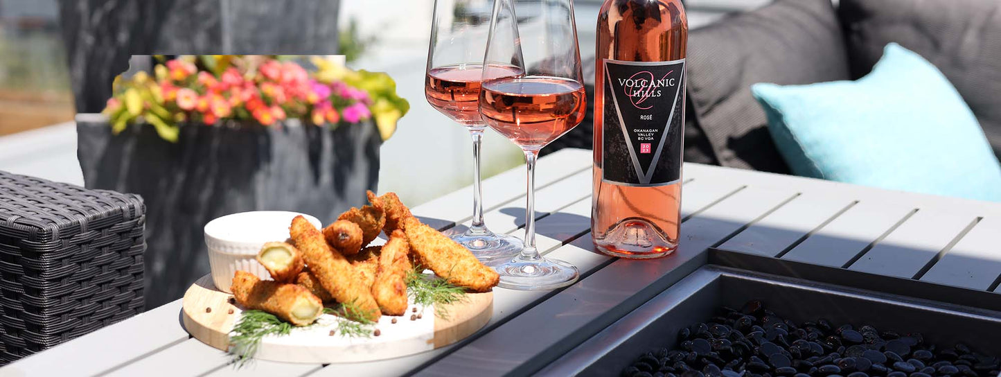 Patio Pickles... Perfect with Rose!
