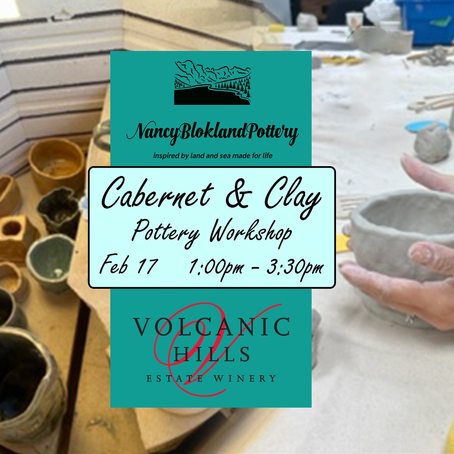 Cabernet & Clay Pottery Workshop