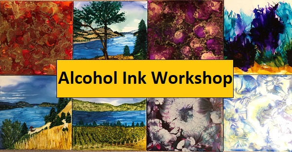 Sip & Ink - Alcohol Ink on Canvas - March 7 2020 – Volcanic Hills ...