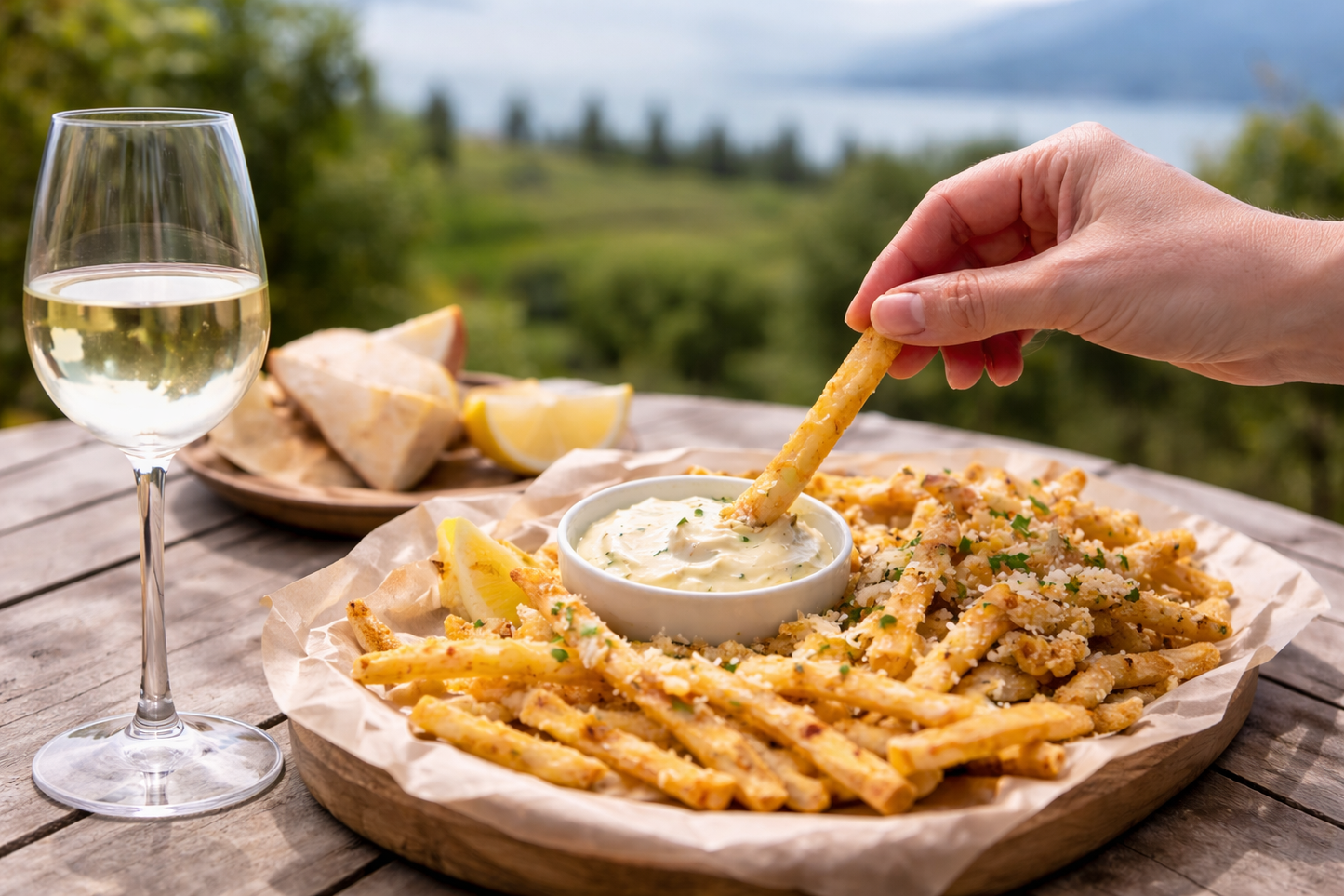 Pinot Gris & Truffle Fries: Your Okanagan Happy Hour, Anywhere